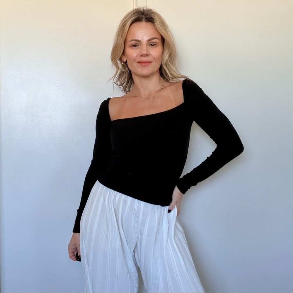Almina Concept Slim Fitting Long Sleeves Black